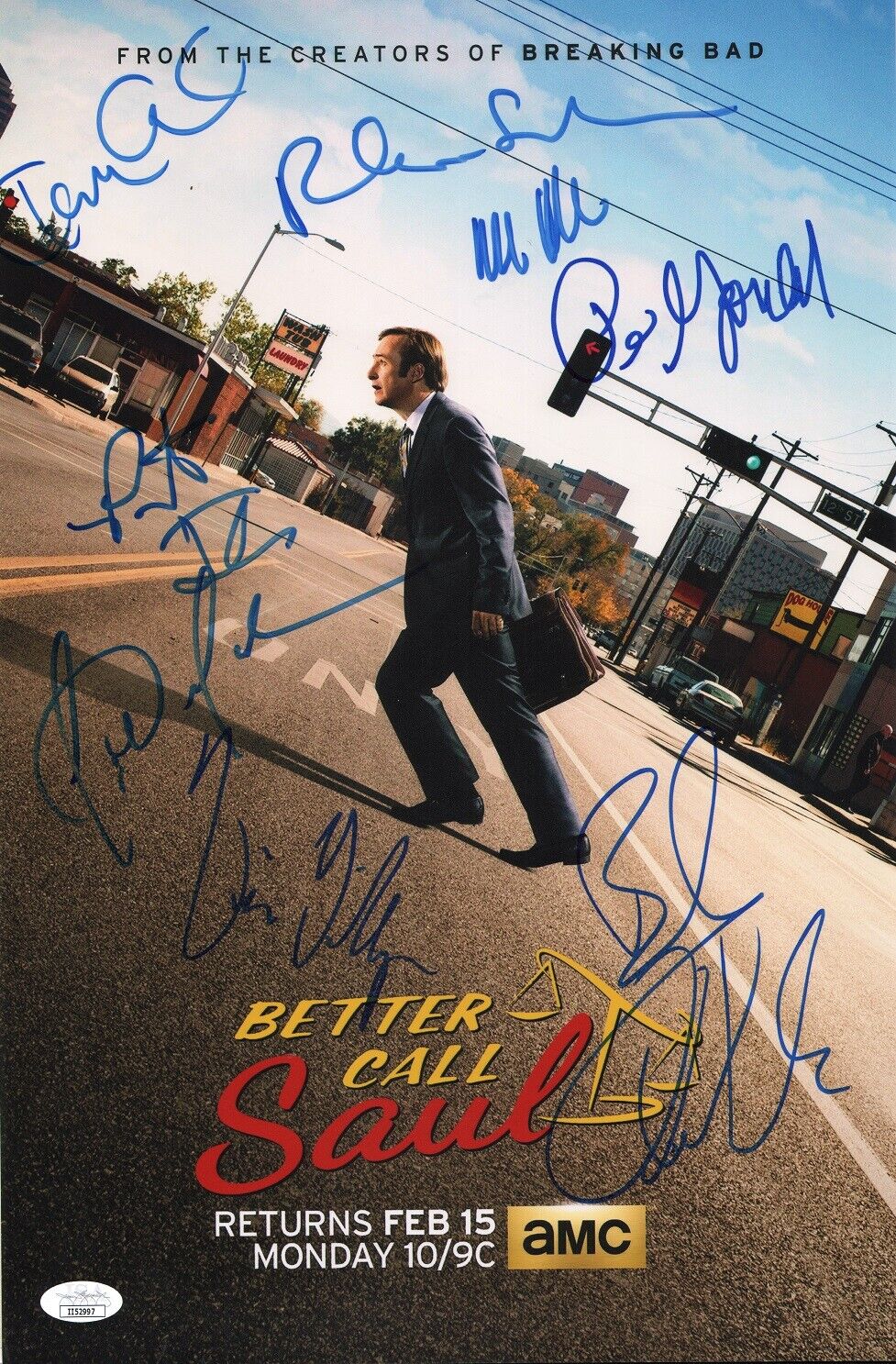 BETTER CALL SAUL Cast(x8) Authentic Hand-SignedBOB ODENKIRK