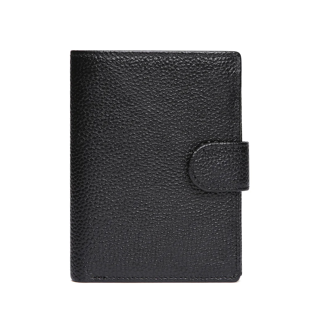 Men's wallet rfid multi-card slot casual retro leather wallet large capacity clutch