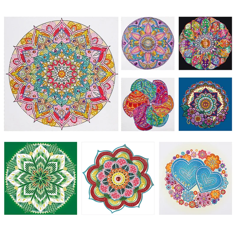 Round Mandala Painting – Diamond Painting Bliss