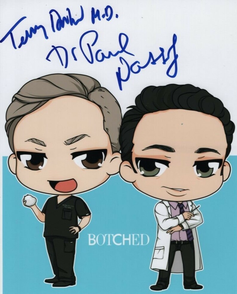 Paul nassif and terry dubrow signed autographed botched Photo Poster painting