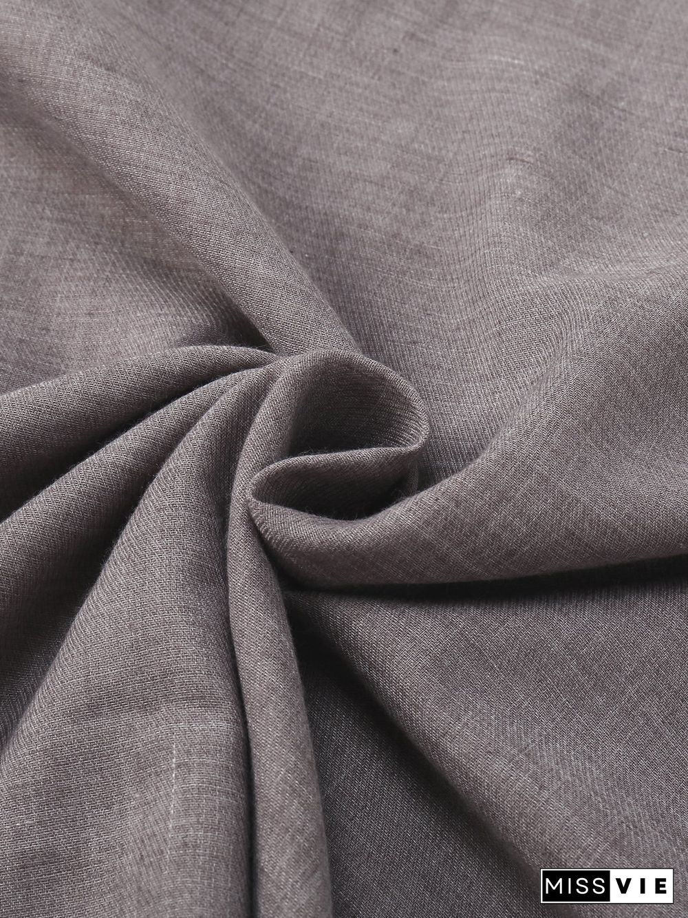 Solid Shirt Collar Casual Long Sleeve Blouse