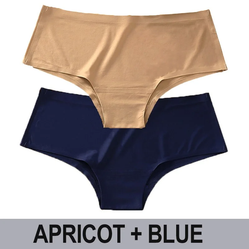 Women Seamless Panties Sexy Underwear Solid Color Female Underpants Low Waist Briefs Intimates Lingerie Pantys Set for Girl M-XL