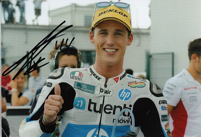 Pol Espargaro Hand Signed Photo Poster painting 2013 Moto2 World Champion 7x5.