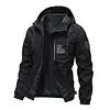 Men's Full-Zip Hooded Windbreaker Jacket &ndash; Lightweight Open-Front Technical Shell for Casual & Outdoor Wear by Inlyline