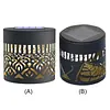 Solar Mandalas Lights Outdoor Waterproof Solar Mandalas Fence Lights Warm White Back Porch Decor for Patio Front Door Yard Deck Stair