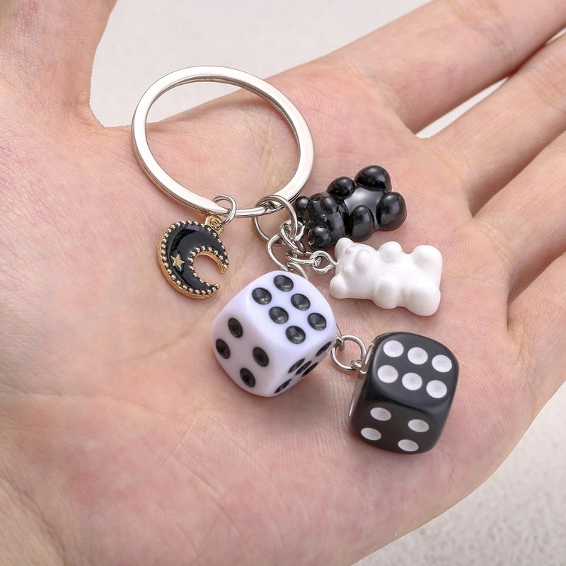 Cute Bear Resin Keychain