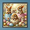 Diamond Painting -DIY Round Drill Easter Bunny