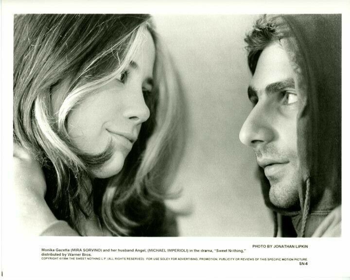 Mira Sorvino Michael Imperioli Sweet Nothing original 8x10 press Photo Poster painting