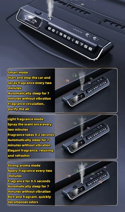 Automatic Spray Car Aromatherapy Car Perfume High-end Car Smart Aromatherapy Machine To Remove Odor