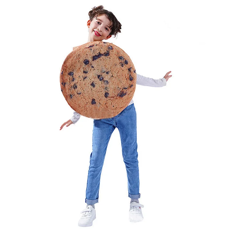 Kids Cookie Costume Halloween Funny Dress Up-elleschic
