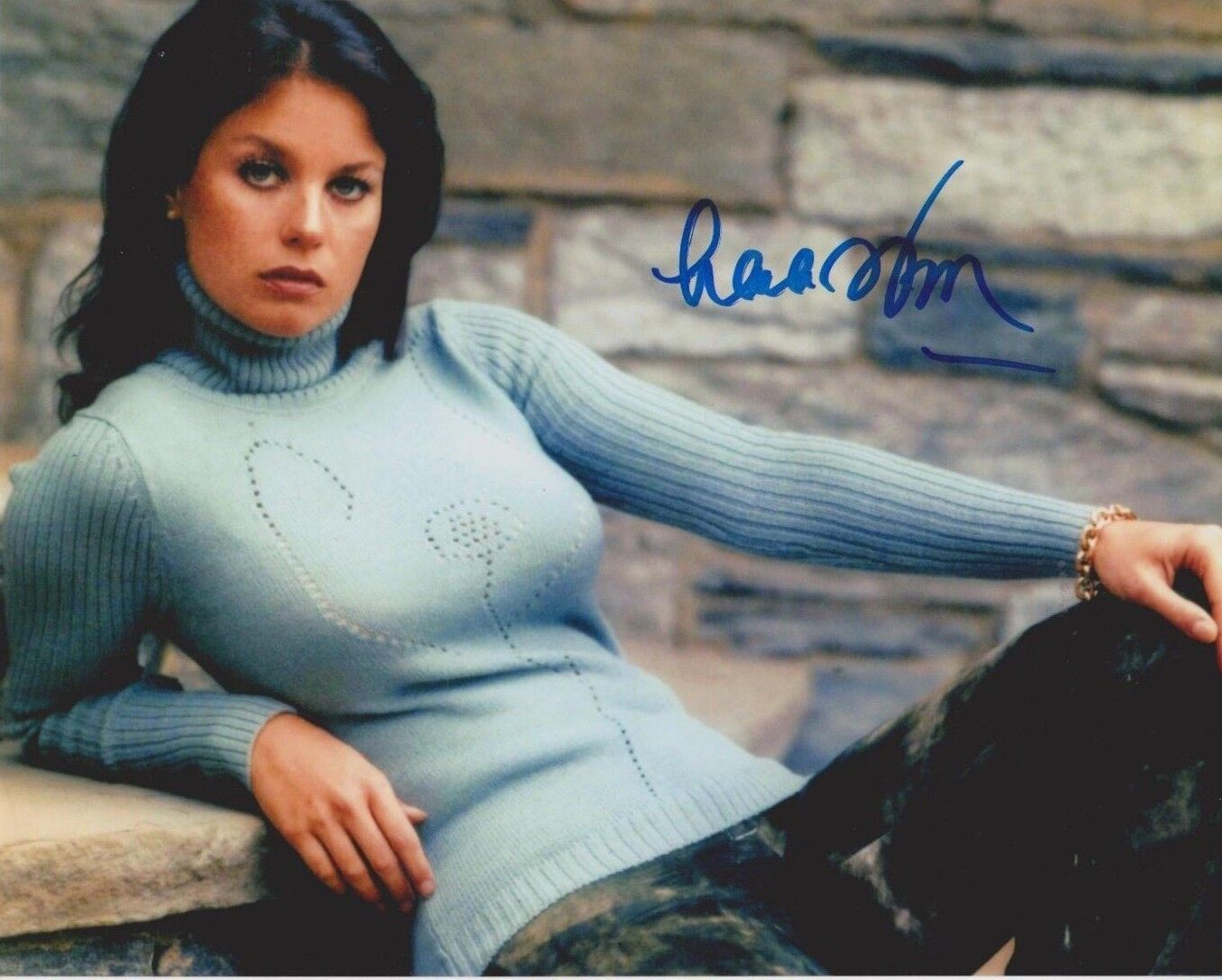 Lana Wood Signed Photo Poster painting - James Bond Babe - Diamonds are Forever - SEXY!!! - G741