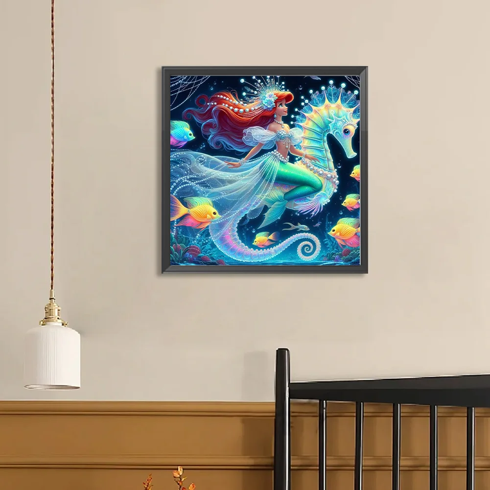 Diamond Painting - Full Round Drill - Princess Ariel(Canvas|40*40cm)