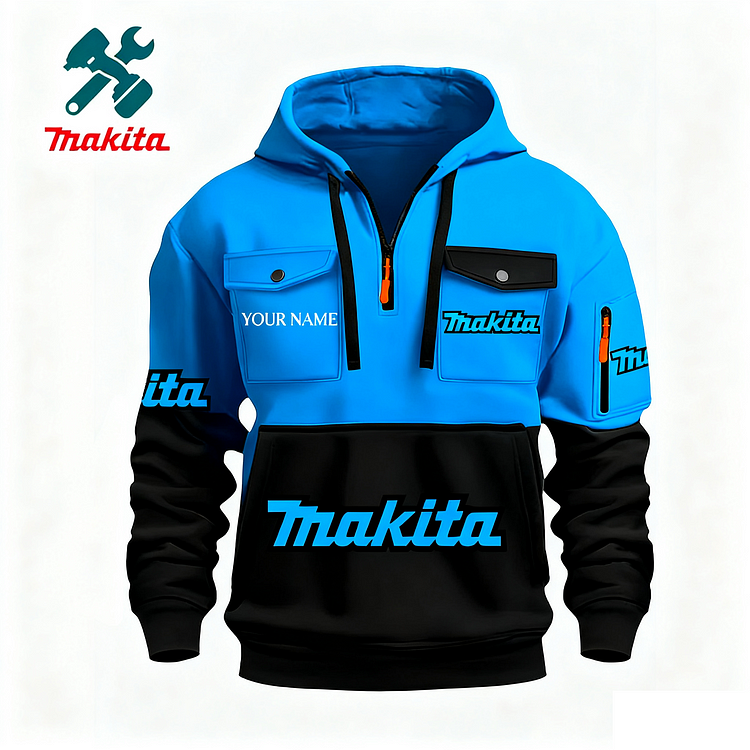 Makita® vyrábí nepromokavé a prodyšné pánské sportovní oblečení, ideální pro práci i outdoorové aktivity.