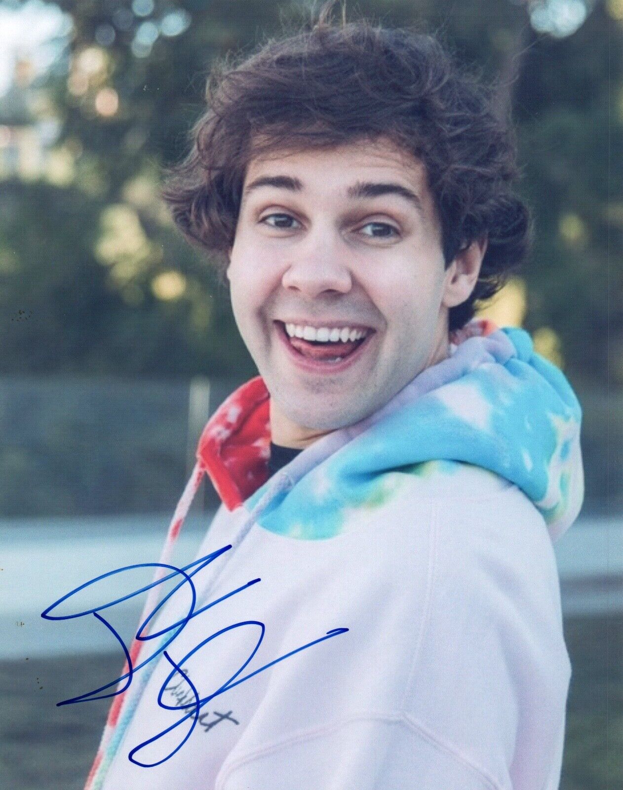 David Dobrik Signed Autographed 8x10 Photo Poster painting COA