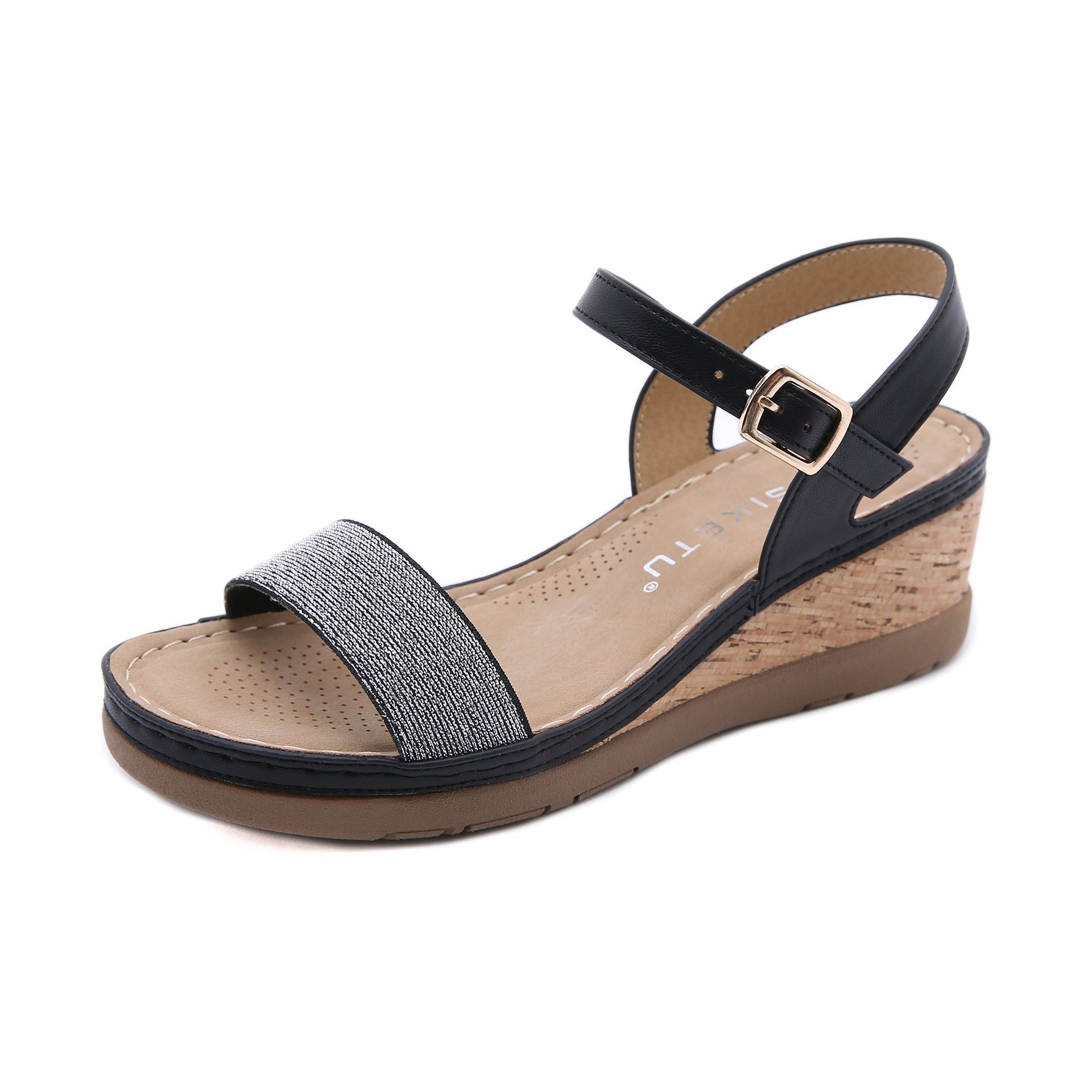 Wedge Slip-On Comfort Sandals