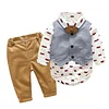 Baby Boys Gentleman Cotton Bow  4pcs/set