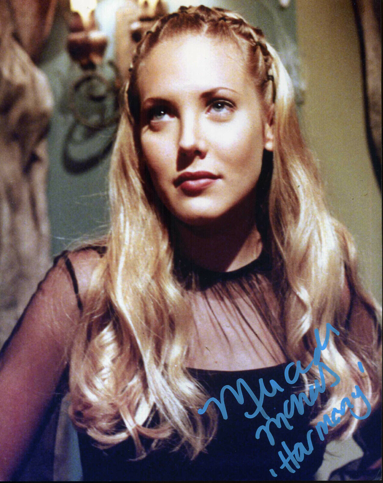 MERCEDES McNAB Signed Sexy Photo Poster paintinggraph - Beautiful Actress Model BUFFY - Preprint