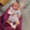 12"&16" Newborn Sleeping Full Solid Platinum Silicone Baby Doll Cherylwith Chubby Cheek & Flexible Limbs That Just Like A Real Baby - RBBI-Myrebornbabydoll® 