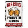 Funny Warning - Vintage Metal Signs(12*16Inch) - Warning