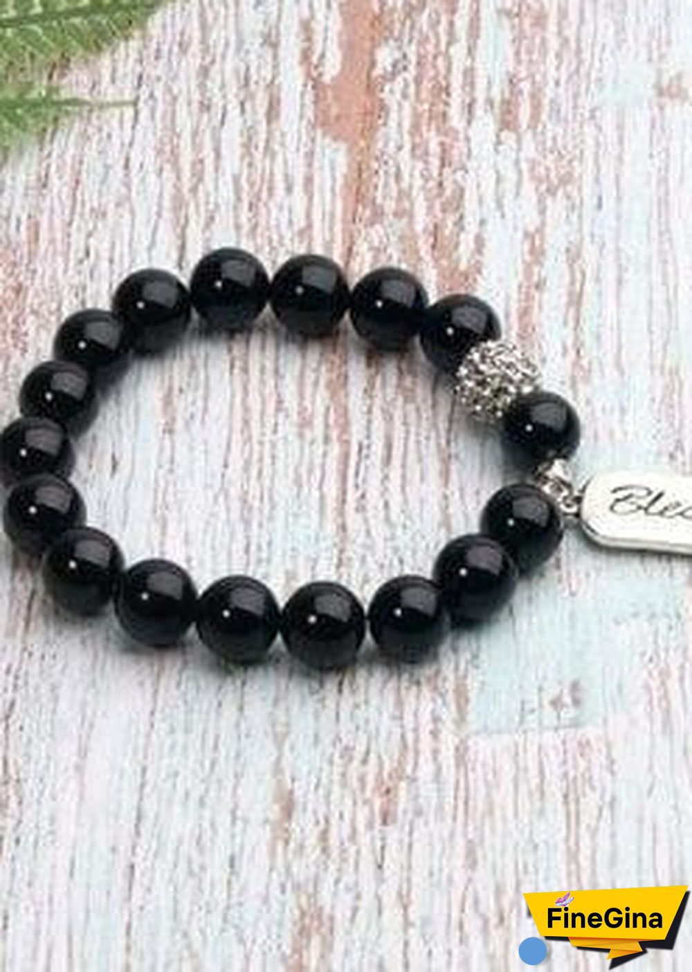 Boho Bracelet, Green Amazonite Blessed