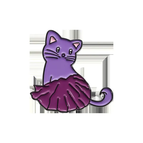 Foto del pin Gatito Morado Feliz