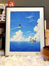 Flying Nimbus & Kame House Decorative Painting - Dragon Ball - Xingkong Studio