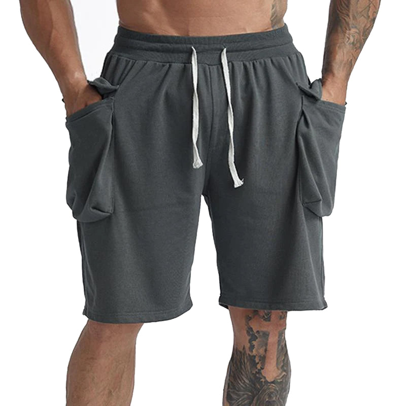 Men's Casual Multi-Pocket Sports Shorts 97827364Y
