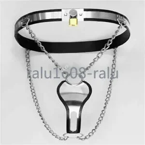 pornhint Pornhint Female Stainless Steel Chastity Belt pants Restraints Stealth Chastity Belt