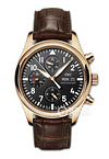 IWC Pilot kronográf automata férfi Rose Gold karóra IW371713