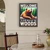 Diamond Painting-DIY Full Round Drill Forest Bear