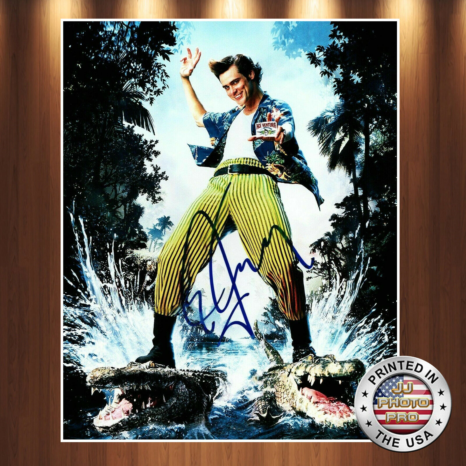 Jim Carrey Autographed Signed 8x10 Photo Poster painting (Ace Ventura) REPRINT