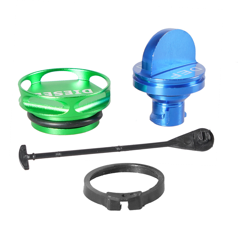 COMBO PACK Diesel Fuel Cap + DEF Cap Accessory for Dodge RAM