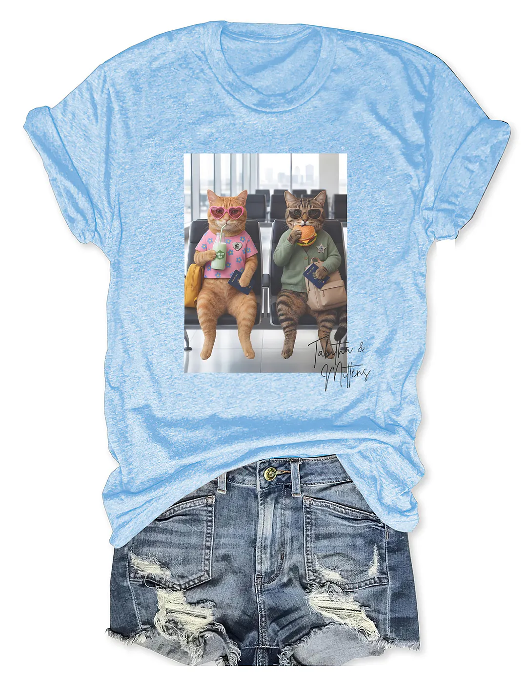 Tabitha & Mittens Hey Cool Cats T-shirt