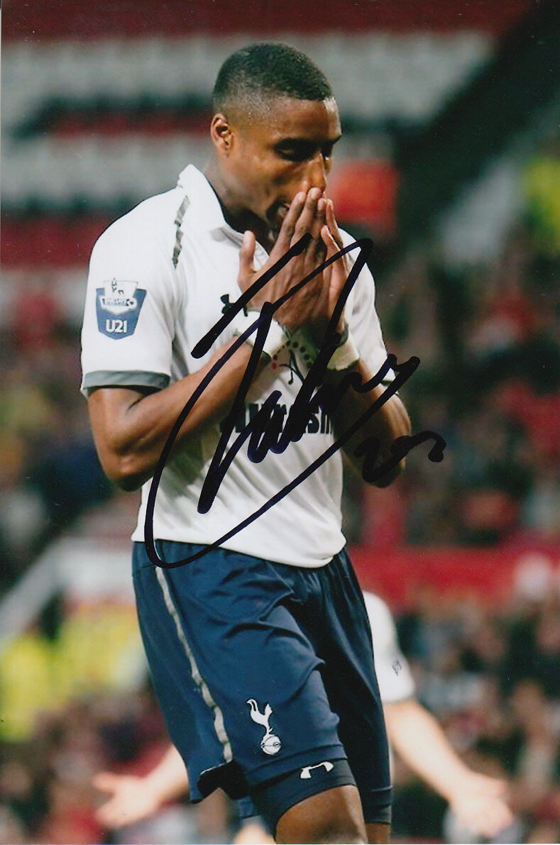 TOTTENHAM HOTSPUR HAND SIGNED JONATHAN OBIKA 6X4 Photo Poster painting 7.