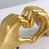 Heart gesture sculpture/Love hand home decor