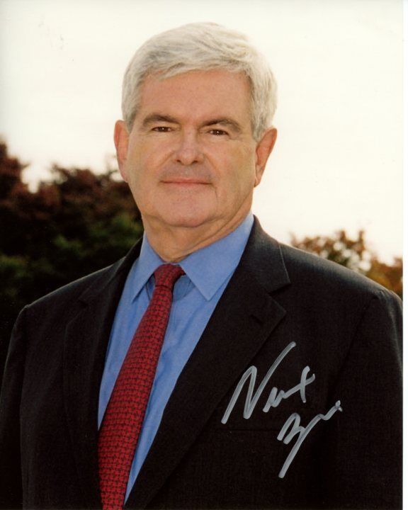 NEWT GINGRICH signed autographed Photo Poster painting