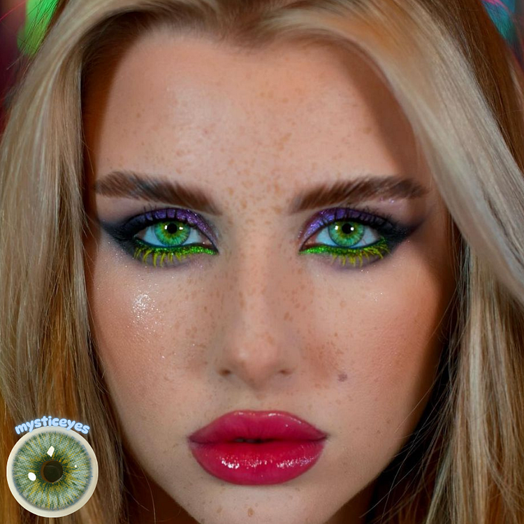 Rare Iris Green Contact Lenses