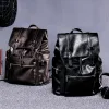 Men's Soft Leather Backpack