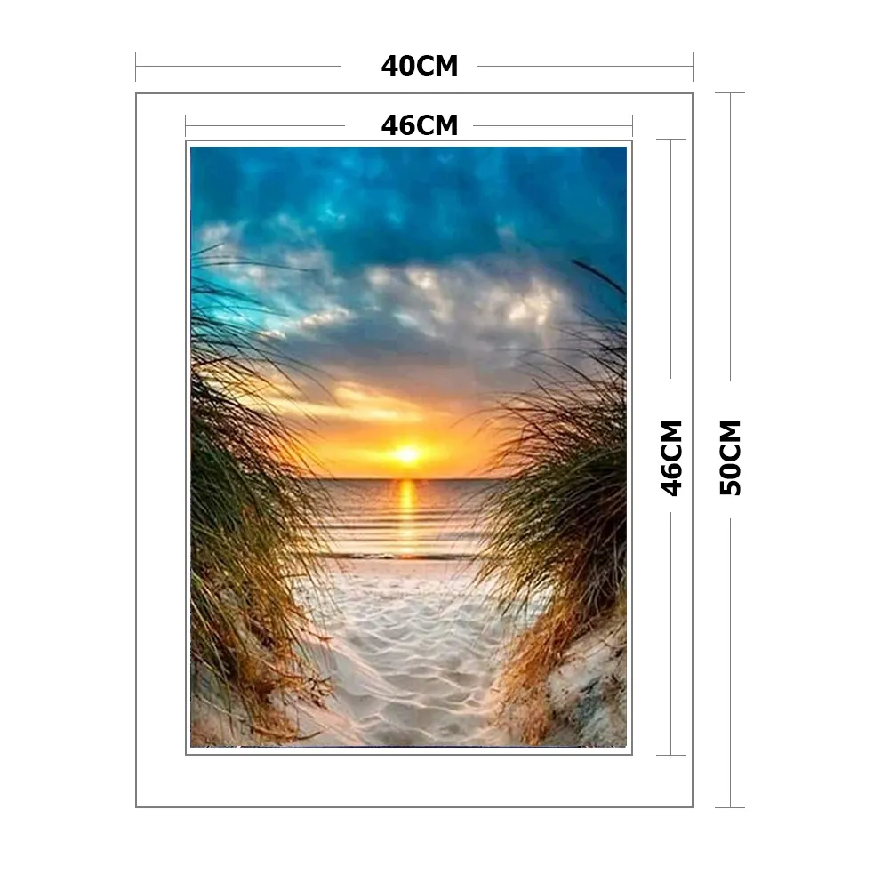 11ct Stamped Cross Stitch - Scenery(40*50cm)