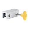 Door Window Lock Restrictor Adjustable Garage Frame Lock Alloy for Kids Pet Home