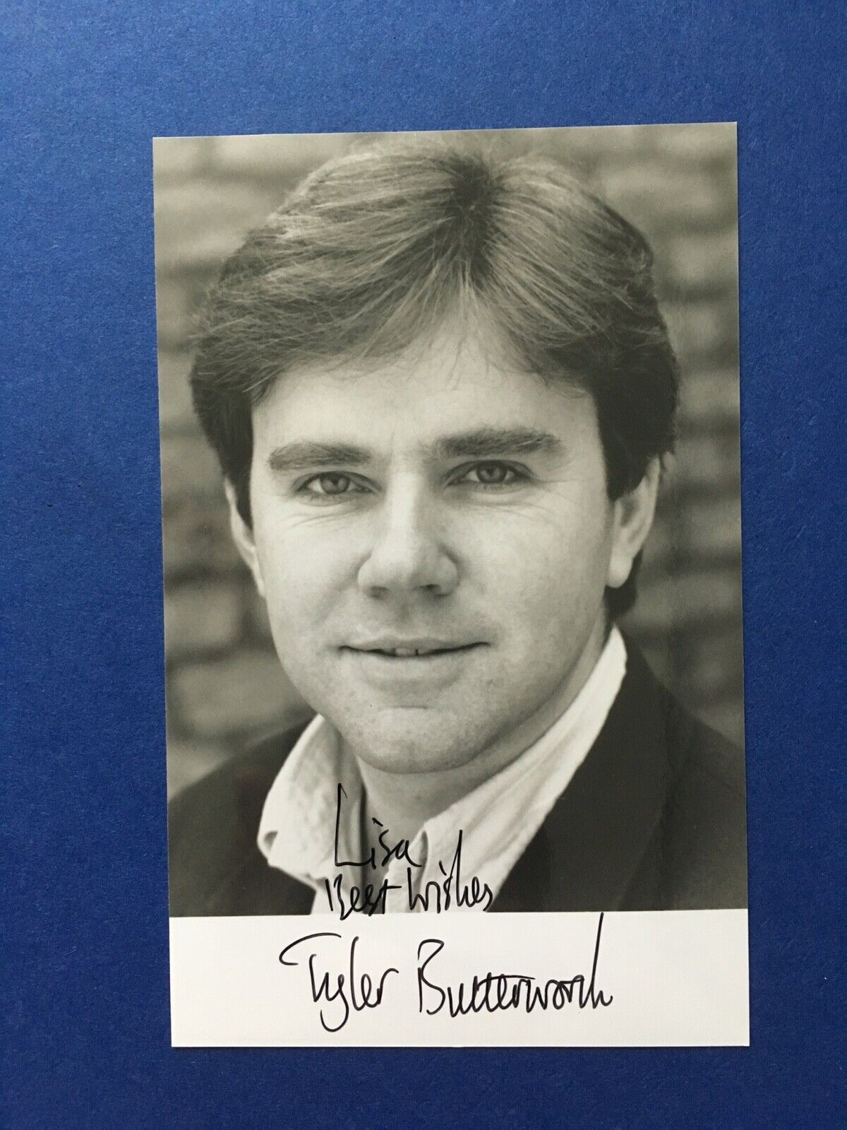 TYLER BUTTERWORTH - POPULAR BRITISH ACTOR - SUPERB SIGNED Photo Poster painting