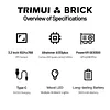 TRIMUI BRICK2025 vertical screen mini handheld game console portable pocket open source retro handheld