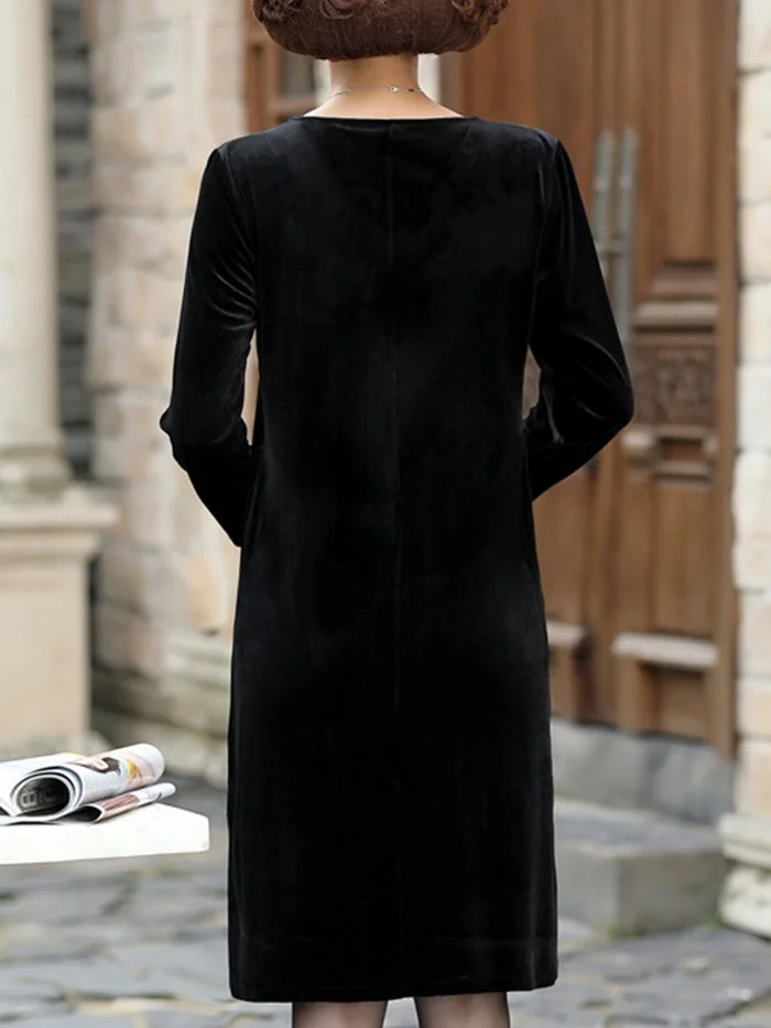 Elegant Long Sleeve Fashion Dresss