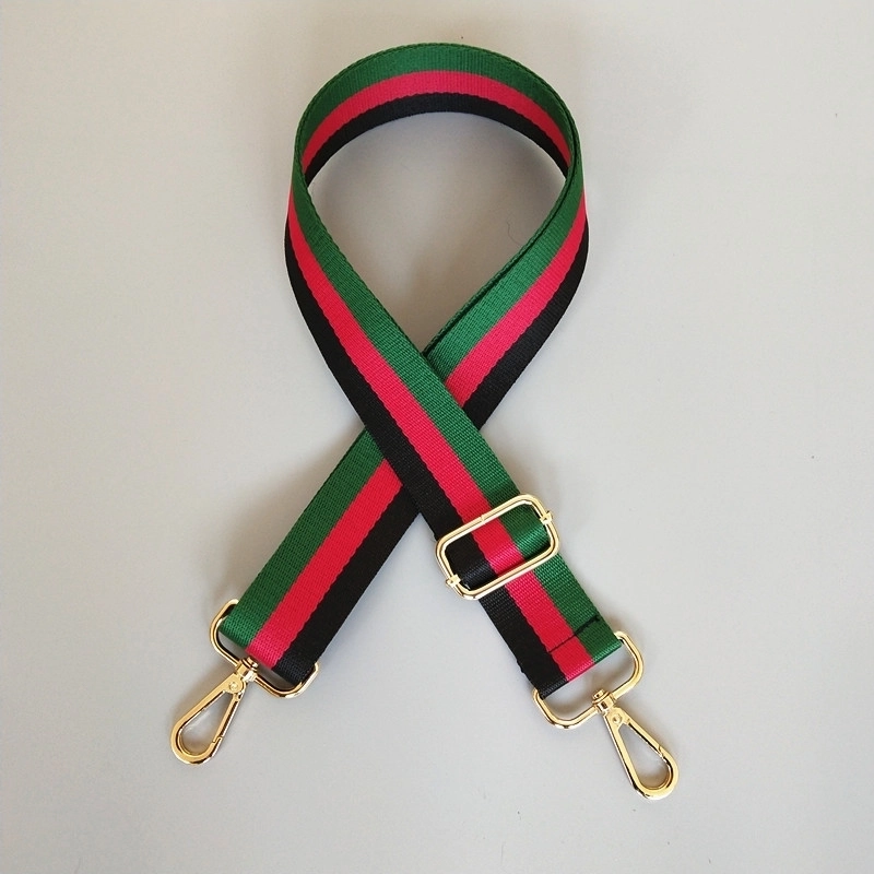 Purse Accessories Bag Strap New Striped Color Long Shoulder Strap Adjustable One Shoulder Crossbody Strap Anti-gravity Shoulder Strap