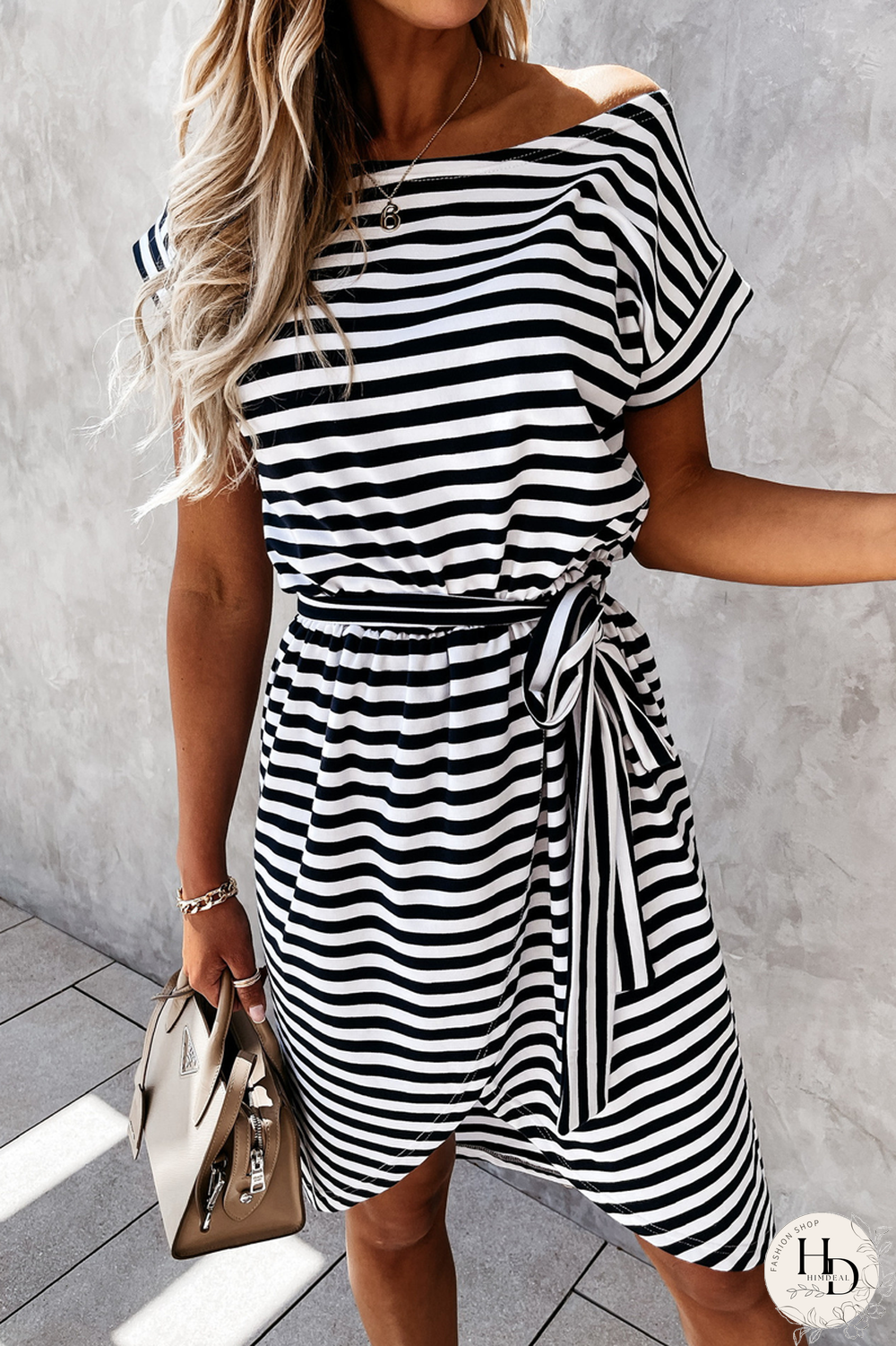 KarliDress Striped Strappy Dress P12821