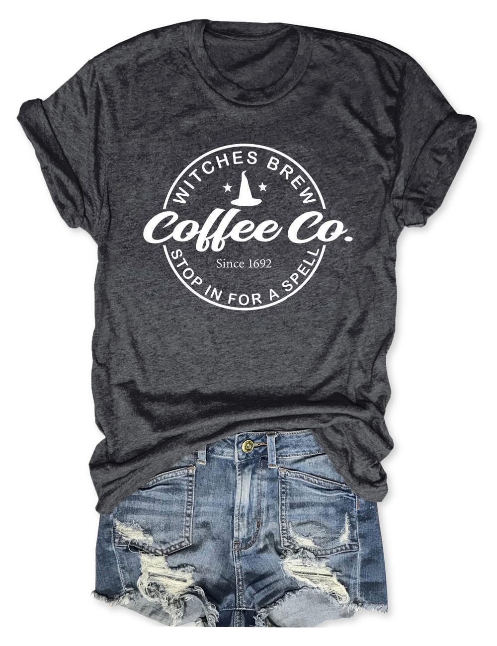 Witches Brew Coffee Co Halloween T-Shirt