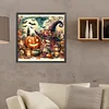 Diamond Painting-DIY Full Round Drill Halloween Pumpkin Girl