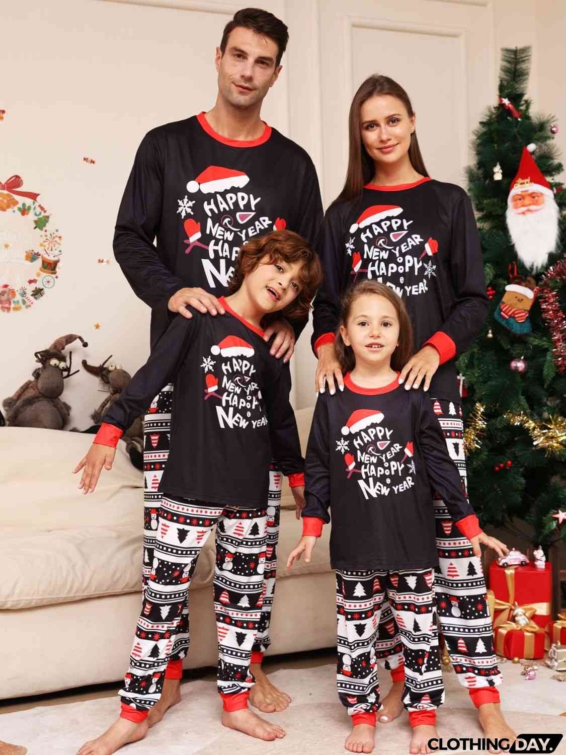 Graphic Top and Pants Set