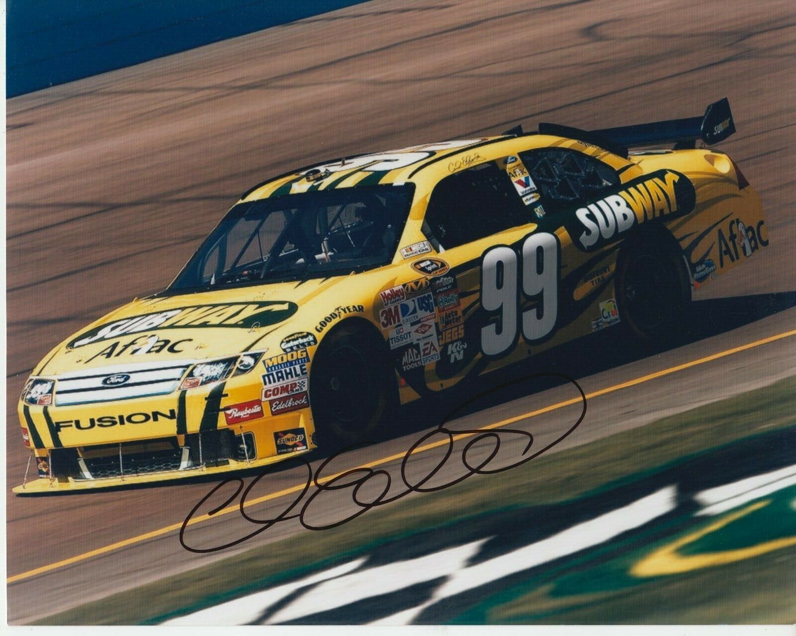 Carl Edwards 8x10 Signed Photo Poster painting w/ COA NASCAR #1