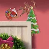 DIY Xmas Diamond Art Door Frame Diamond Painting Door Corner Sign Kit